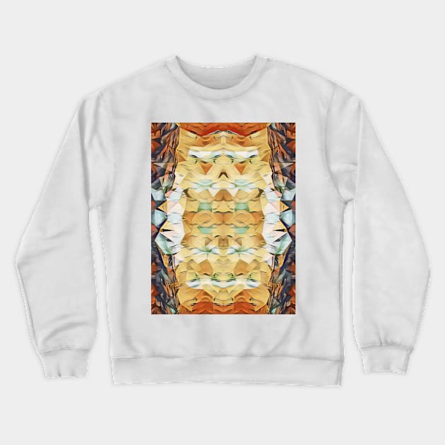 Polygon cubist tree design Crewneck Sweatshirt by Dturner29